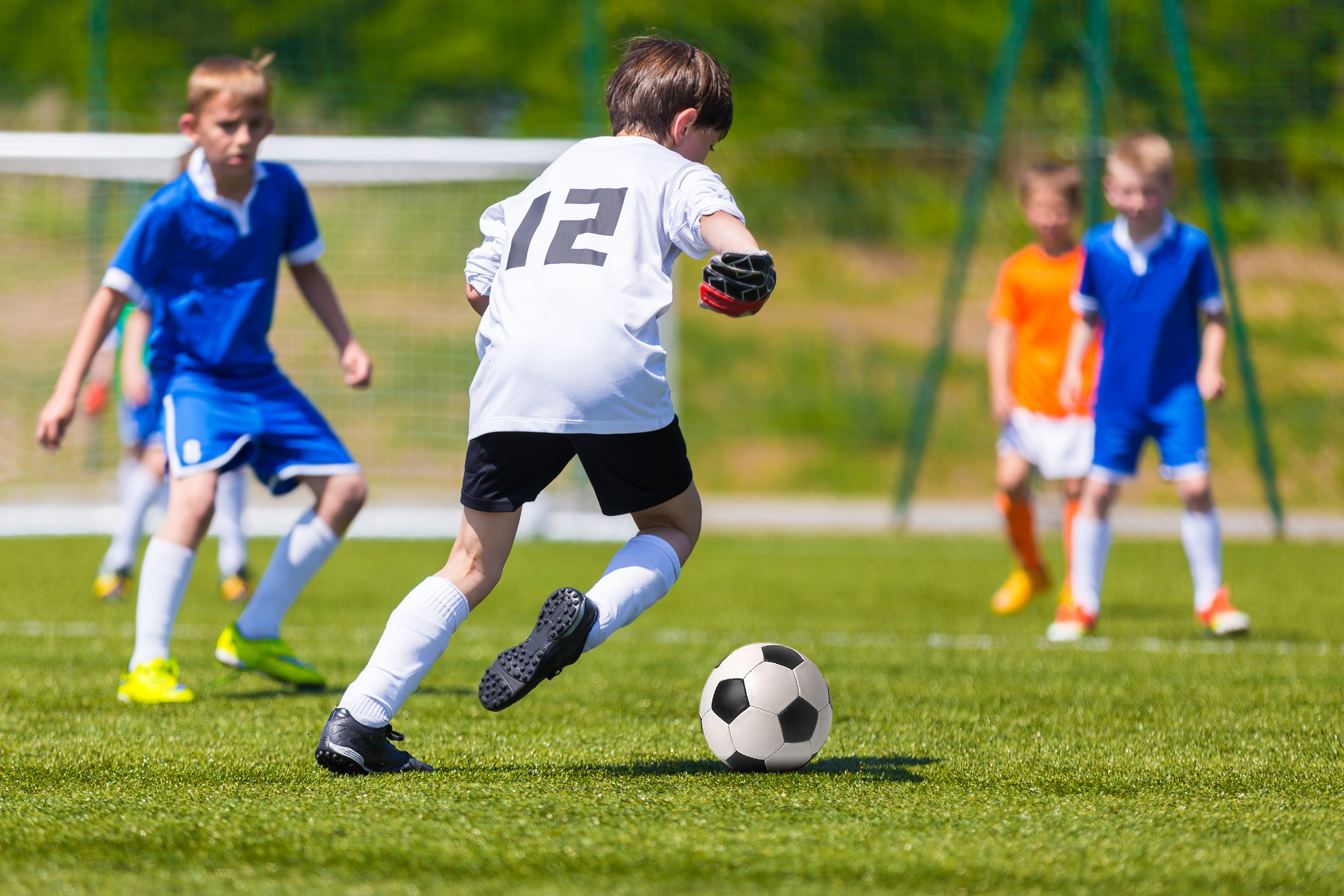 Soccer match for youth